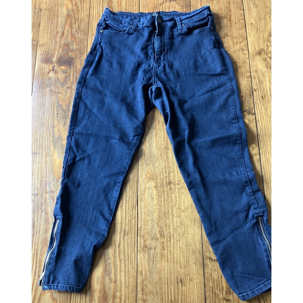 Just Black Jeans 31 x26 Made Is The USA Zip Ankles
